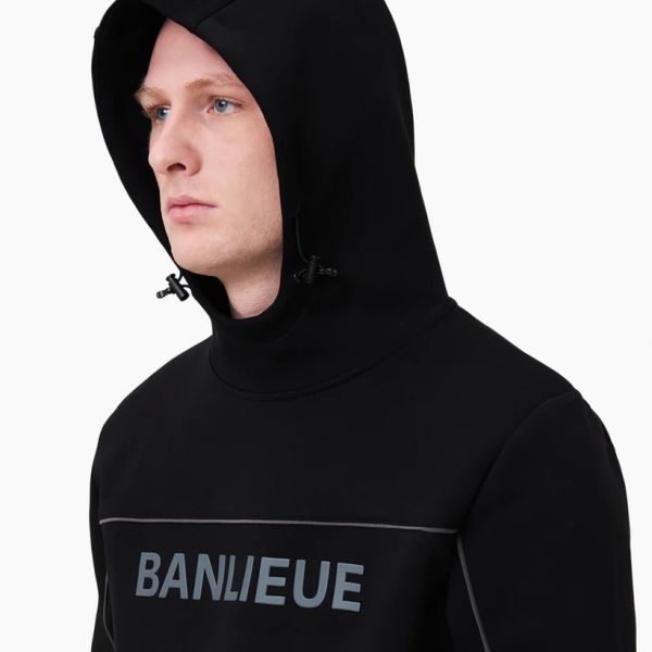 Banlieue 3D Tracktop Hoodie Zwart