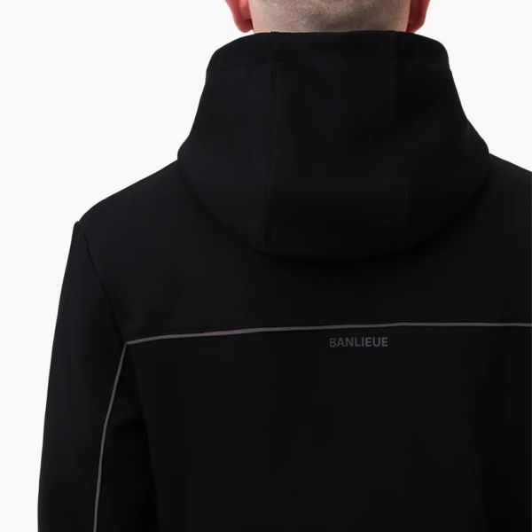 Banlieue 3D Tracktop Hoodie Zwart