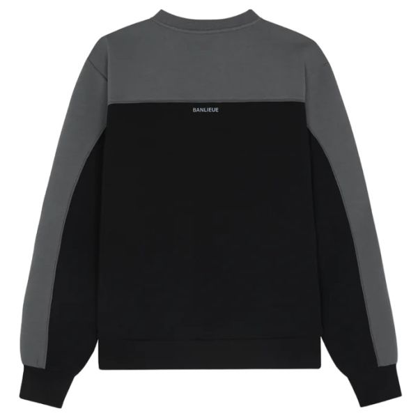 Banlieue 3D Tracktop Sweater Zwart/Antraciet