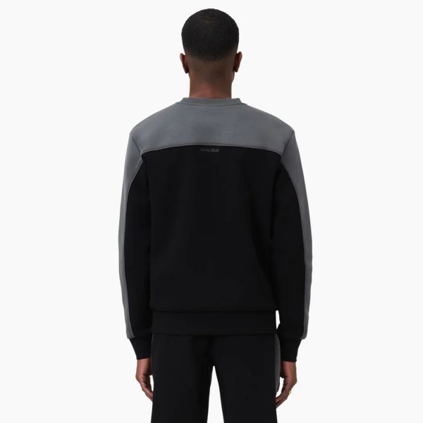 Banlieue 3D Tracktop Sweater Zwart/Antraciet