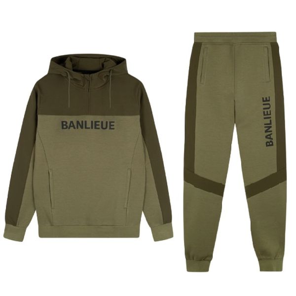 Banlieue 3D Trainingspak Donker Groen