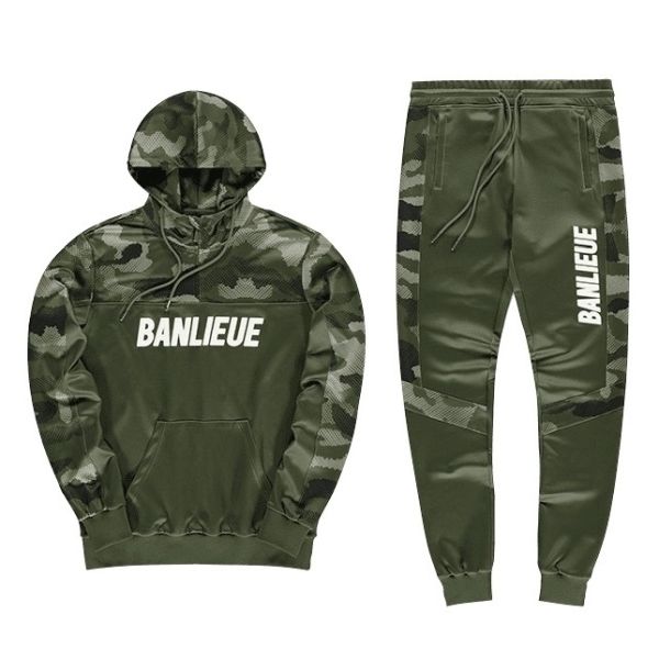 Banlieue 3D Trainingspak Donker Groen