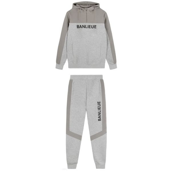 banlieue 3d trainingspak grijs