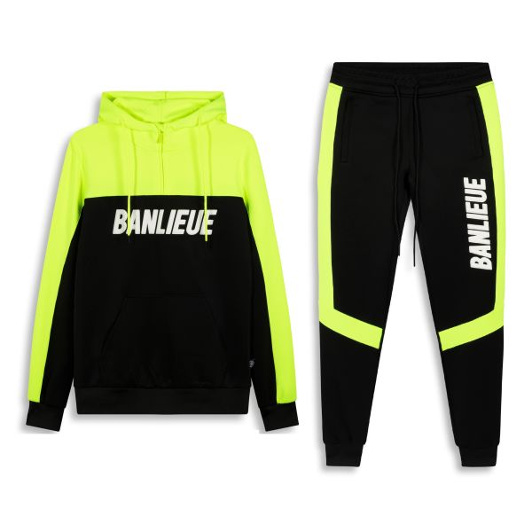 Banlieue 3D Trainingspak Licht Groen/Zwart