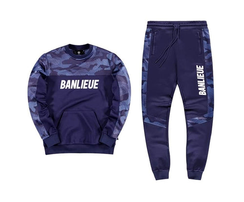 Banlieue 3D Crew Trainingspak Navy
