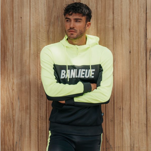 banlieue 3d trainingspak zwart geel 2