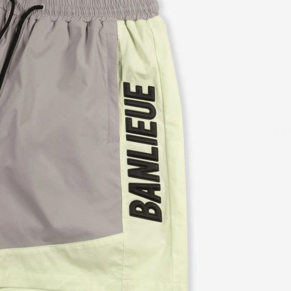 Banlieue 3D Zwembroek Lime/Grijs