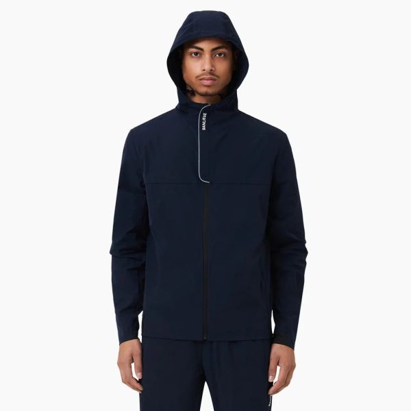 Banlieue B+ Performance Tracktop Hooded Top Navy