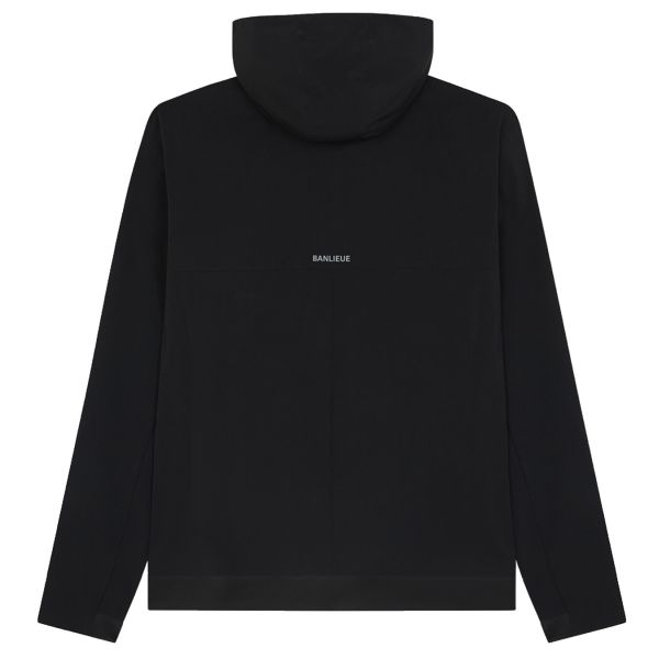 Banlieue B+ Performance Tracktop Hooded Top Zwart