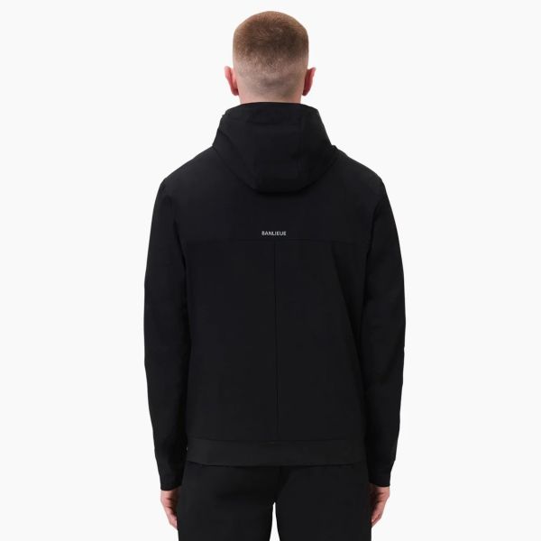 Banlieue B+ Performance Tracktop Hooded Top Zwart