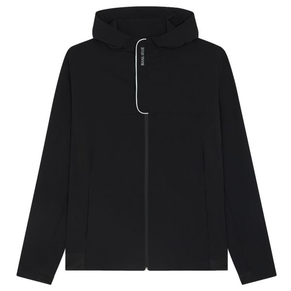 Banlieue B+ Performance Tracktop Hooded Top Zwart