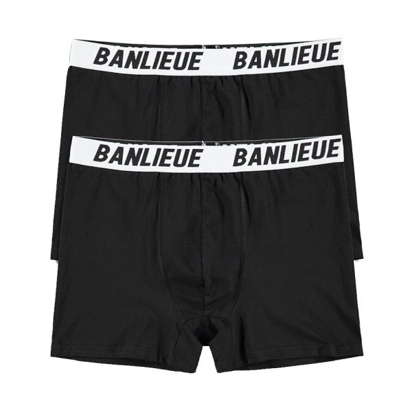 Banlieue Boxer 2-Pack Zwart