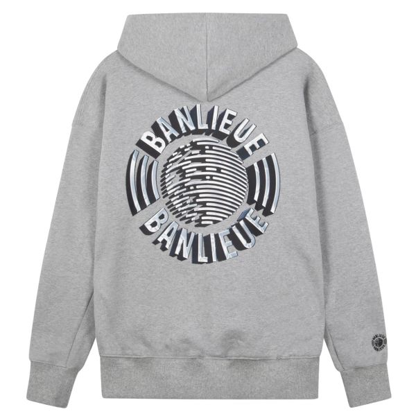 banlieue chrome hoodie grijs