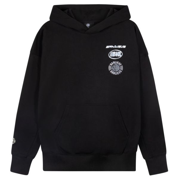 banlieue chrome hoodie zwart