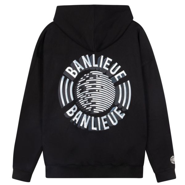 banlieue chrome hoodie zwart