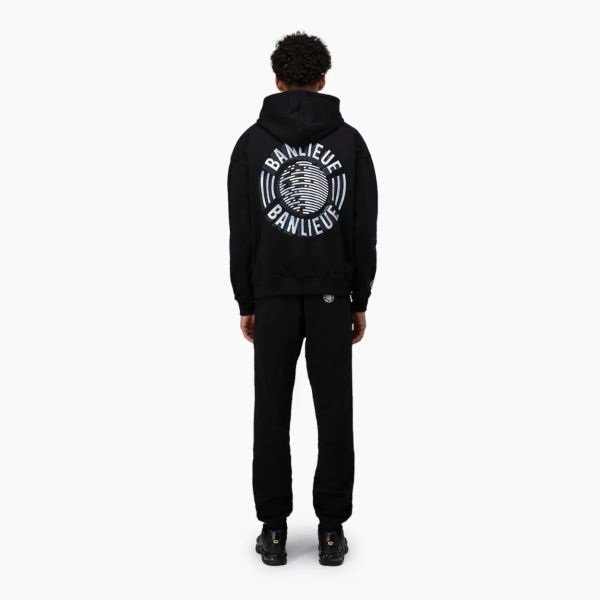 banlieue chrome hoodie zwart