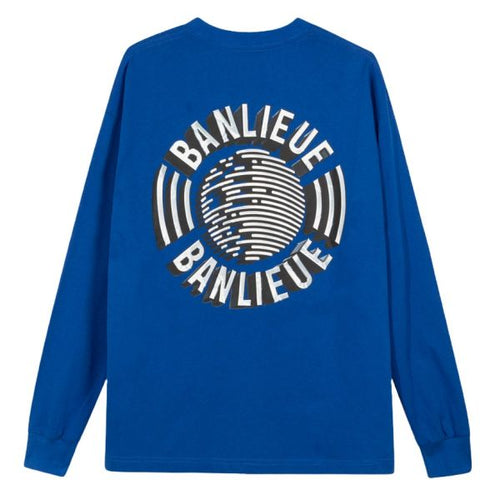 Banlieue Chrome T-shirt Lange Mouw Blauw