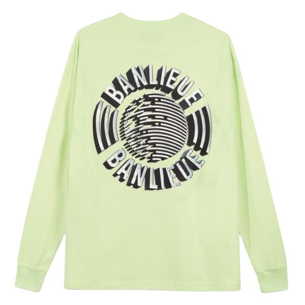 Banlieue Chrome T-shirt Lange Mouw Licht Groen