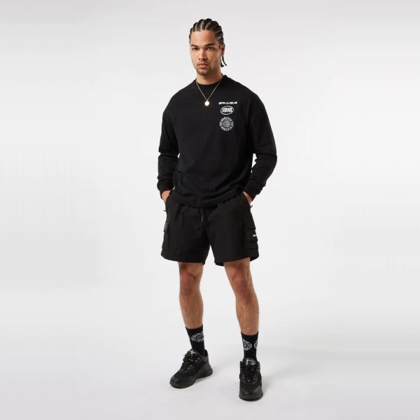 Banlieue Chrome T-shirt Lange Mouw Zwart