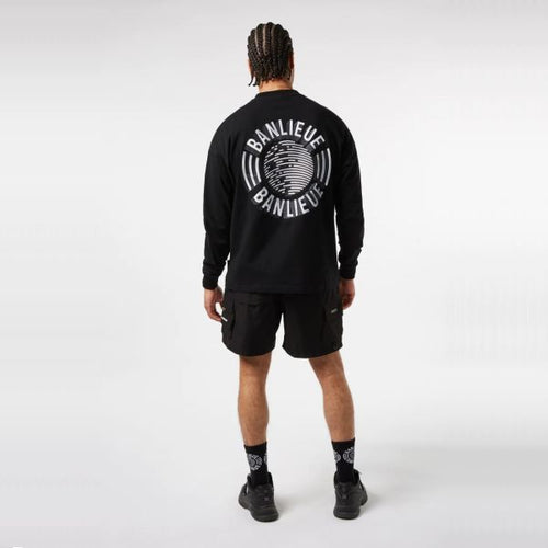 Banlieue Chrome T-shirt Lange Mouw Zwart