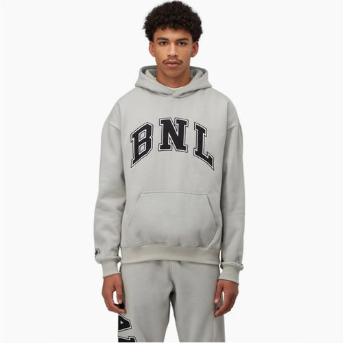 banlieue college hoodie grijs