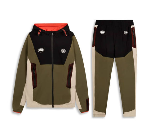 banlieue colorblocked trainingspak khaki 1