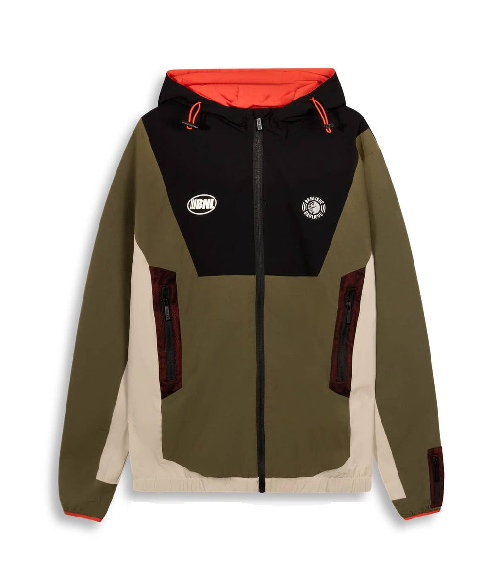 banlieue colorblocked trainingspak khaki jack 1