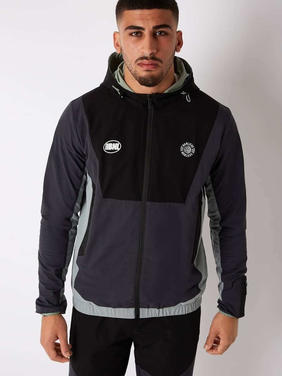 banlieue colorblocked trainingspak navy multi