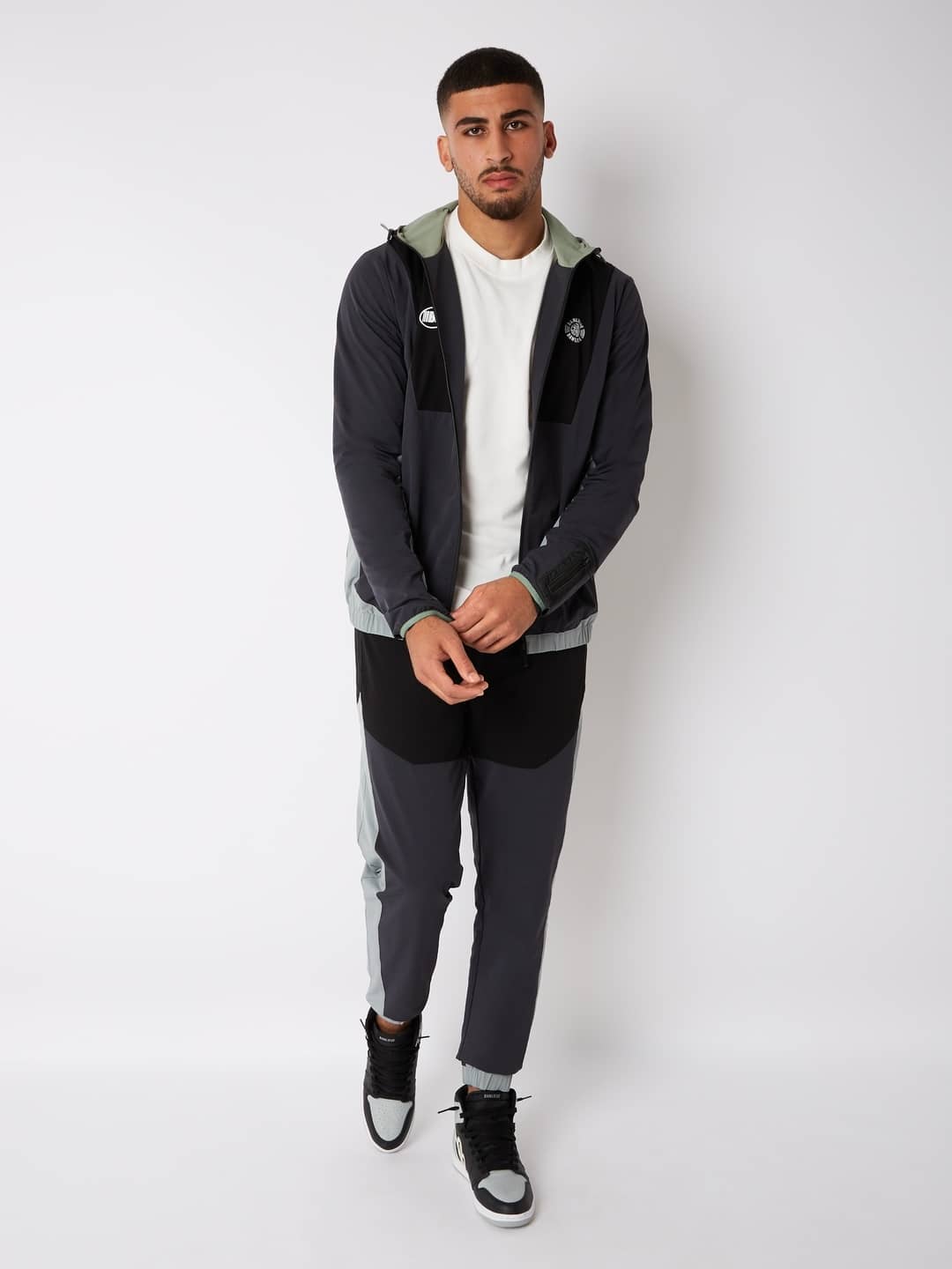 banlieue colorblocked trainingspak navy multi