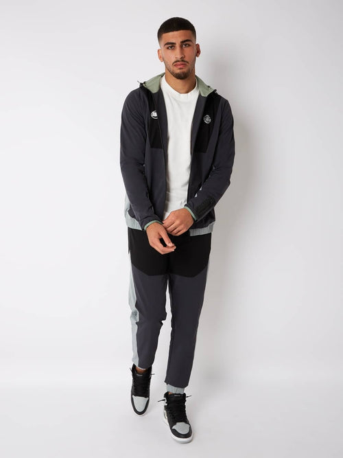 banlieue colorblocked trainingspak navy multi
