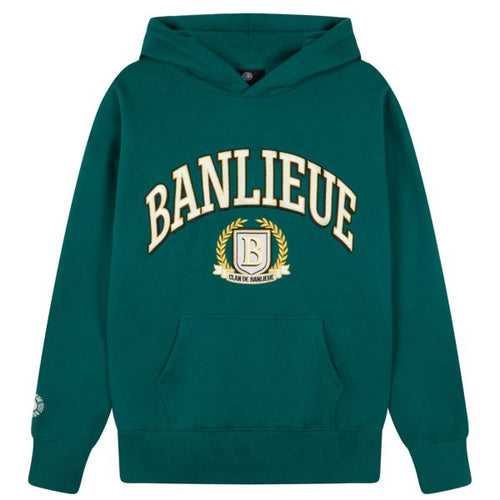 banlieue crest hoodie groen