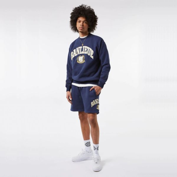 Banlieue Crest Korte Broek Navy