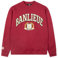 banlieue crest sweater bordeaux