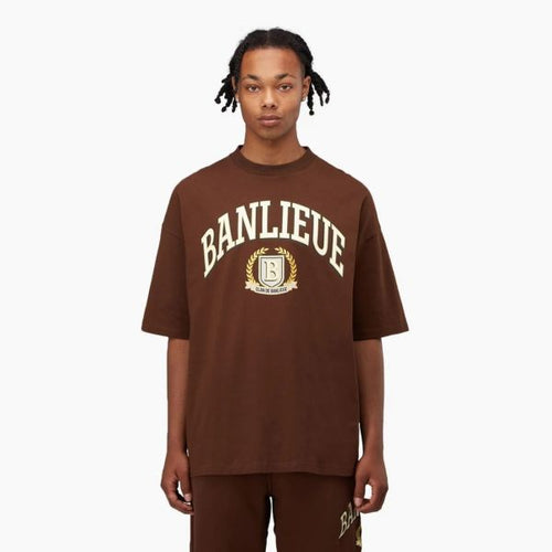 Banlieue Crest T-shirt Bruin