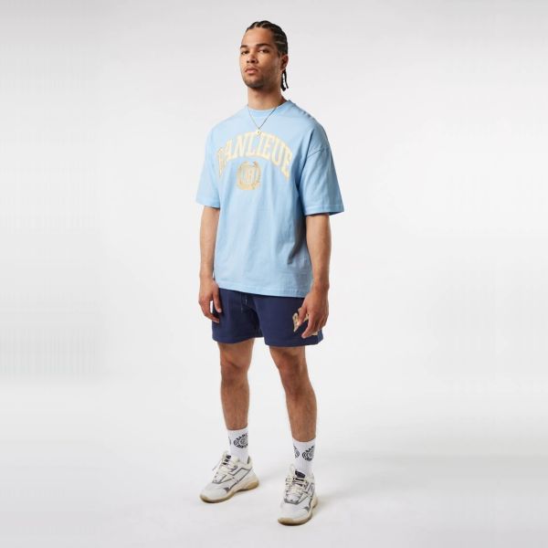 Banlieue Crest T-shirt Licht Blauw
