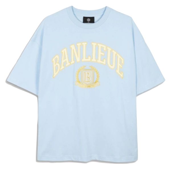 Banlieue Crest T-shirt Licht Blauw