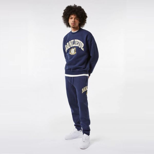 Banlieue Crest Trainingsbroek Navy