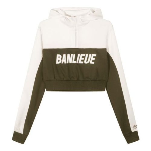 Banlieue Dames 3D Top Donker Groen