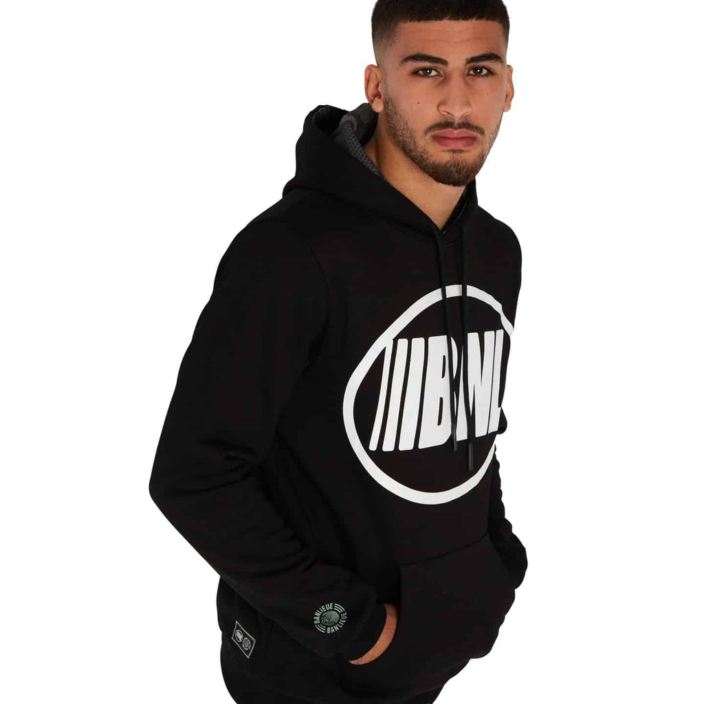 banlieue dept. hoodie zwart
