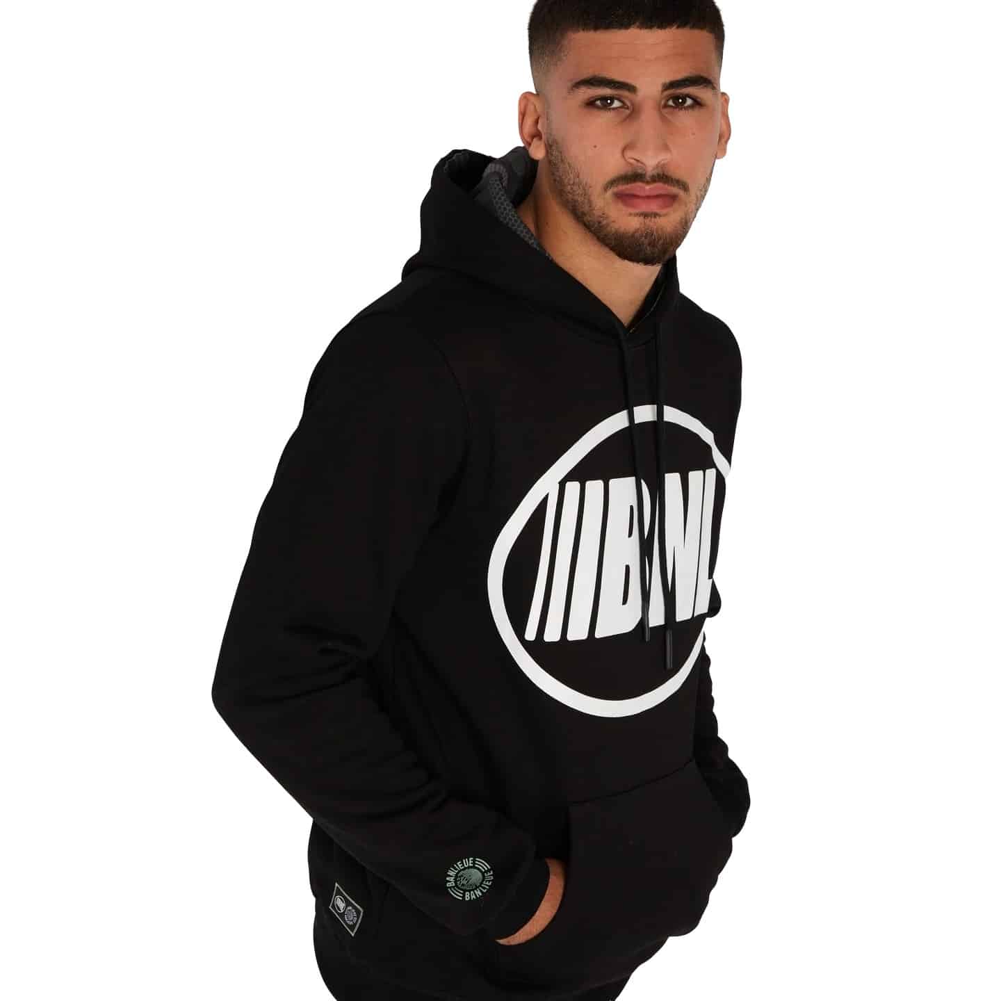 banlieue dept. hoodie zwart