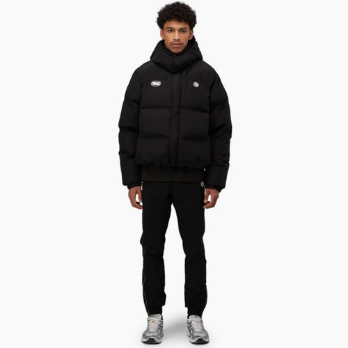Banlieue dept.22 hooded puffer jas zwart1