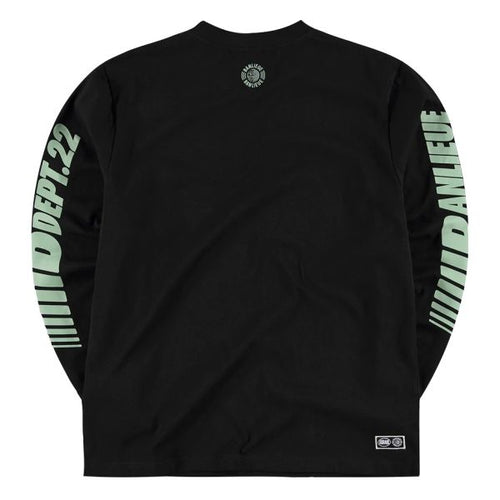 Banlieue Dept.22 Longsleeve T-shirt Zwart