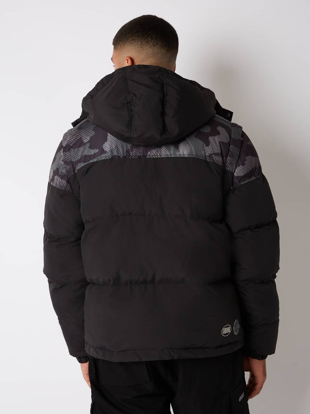 Banlieue Detachable Puffer Zwart