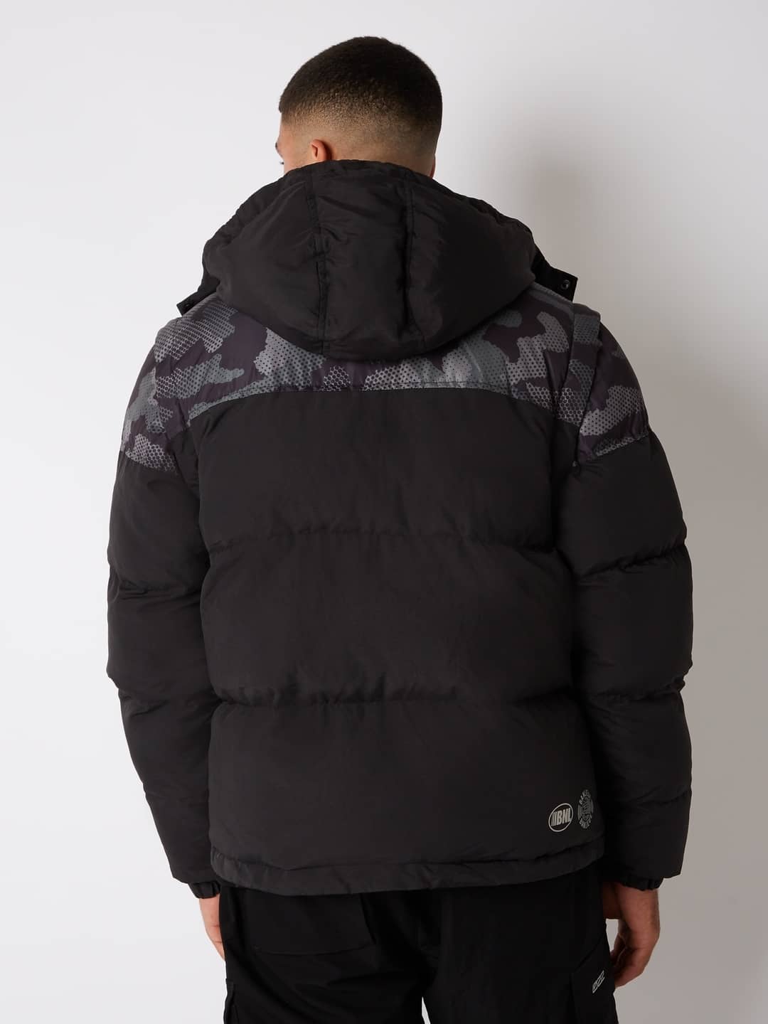 Banlieue Detachable Puffer Zwart