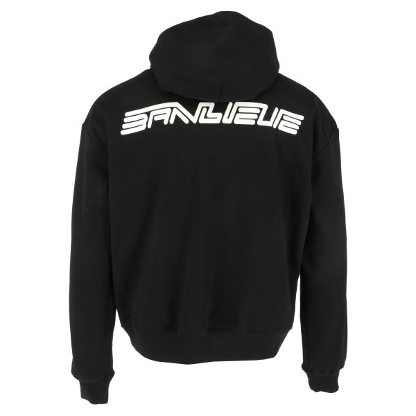 Banlieue Diagonal Hoodie Zwart