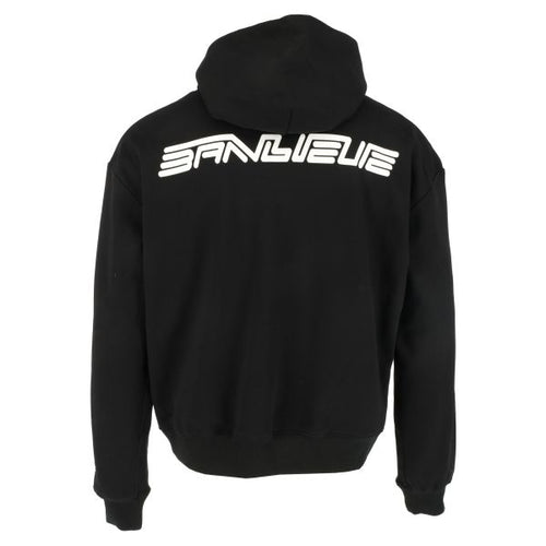 Banlieue Diagonal Hoodie Zwart