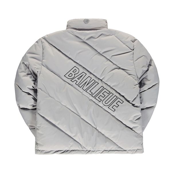 Banlieue Diagonal Puffer Grijs