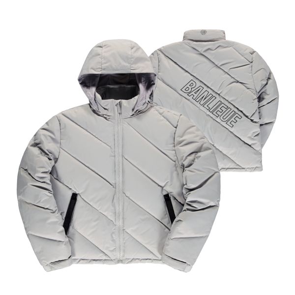 Banlieue Diagonal Puffer Grijs