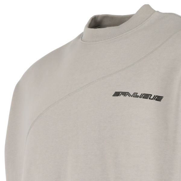 banlieue diagonal sweater grijs
