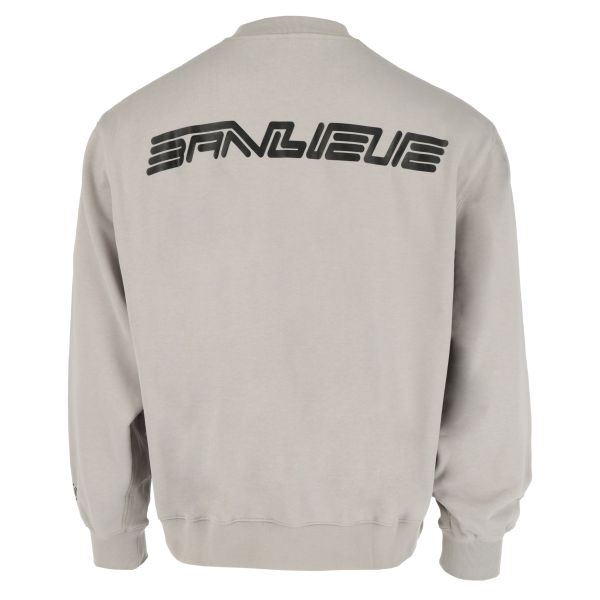 banlieue diagonal sweater grijs